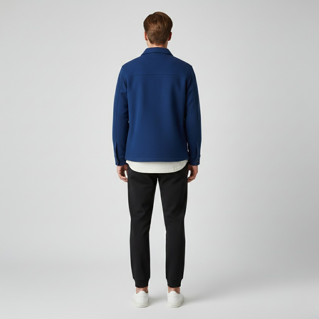 Chaqueta de líneas sencillas para hombre