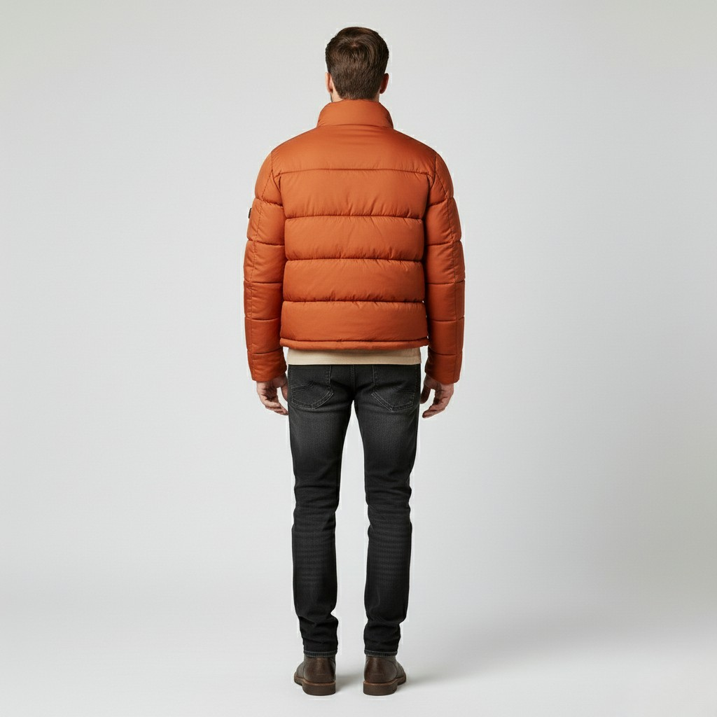 Plumífero de estilo utilitario para hombre