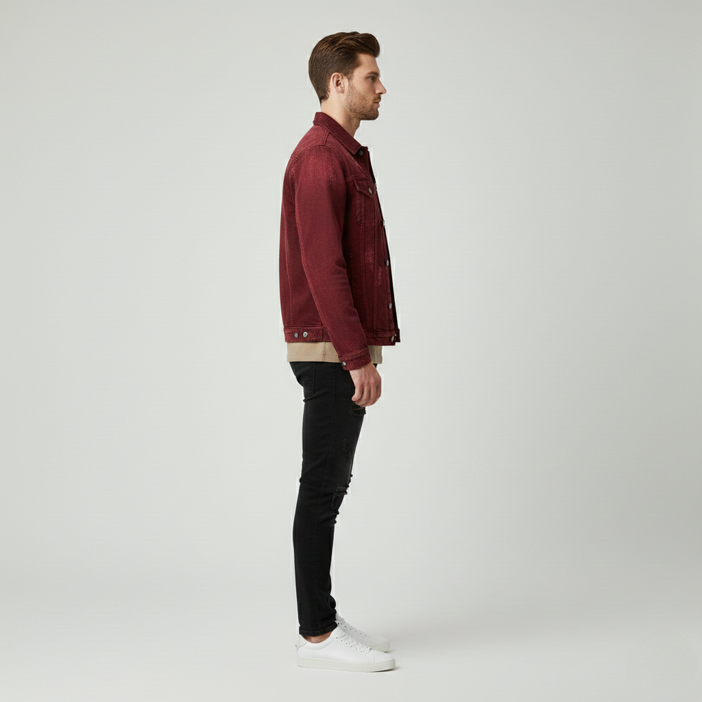 Chaqueta de líneas sencillas para hombre