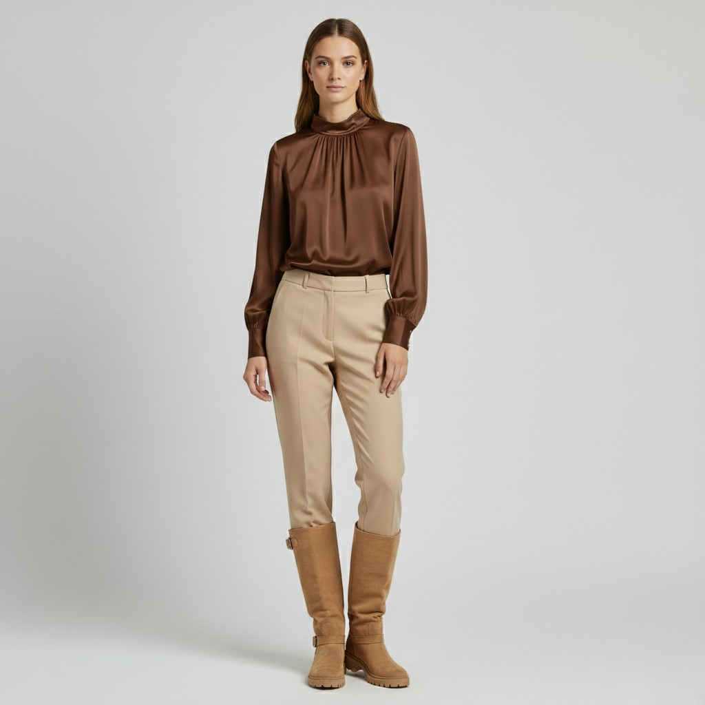 Blusa de líneas sencillas para mujer