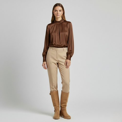 Blusa de líneas sencillas para mujer