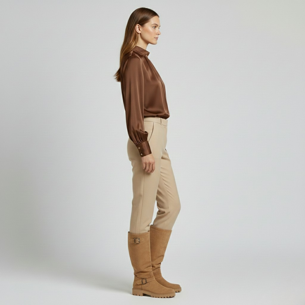 Blusa de líneas sencillas para mujer