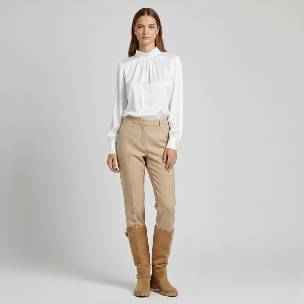 Blusa de líneas sencillas para mujer