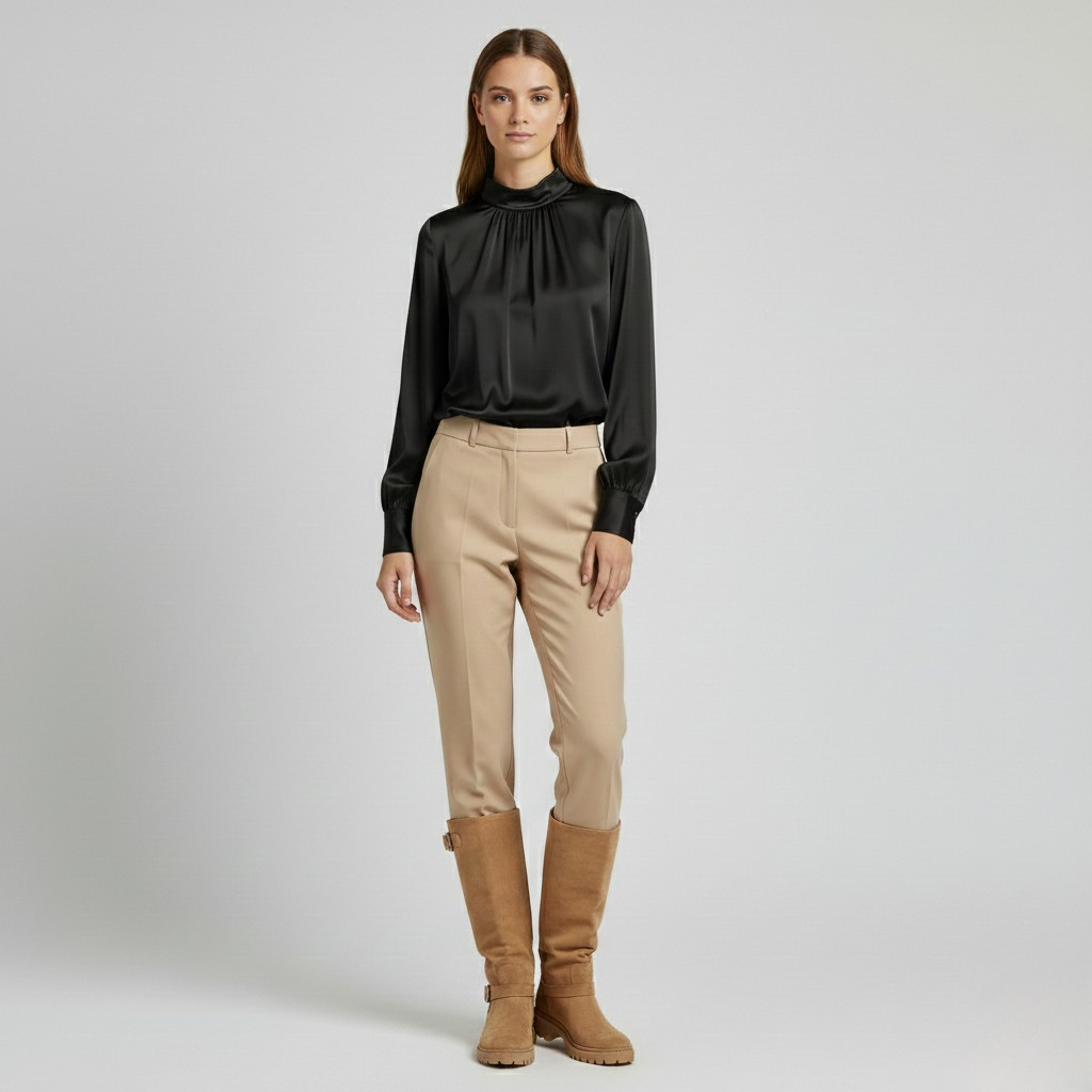 Blusa de líneas sencillas para mujer
