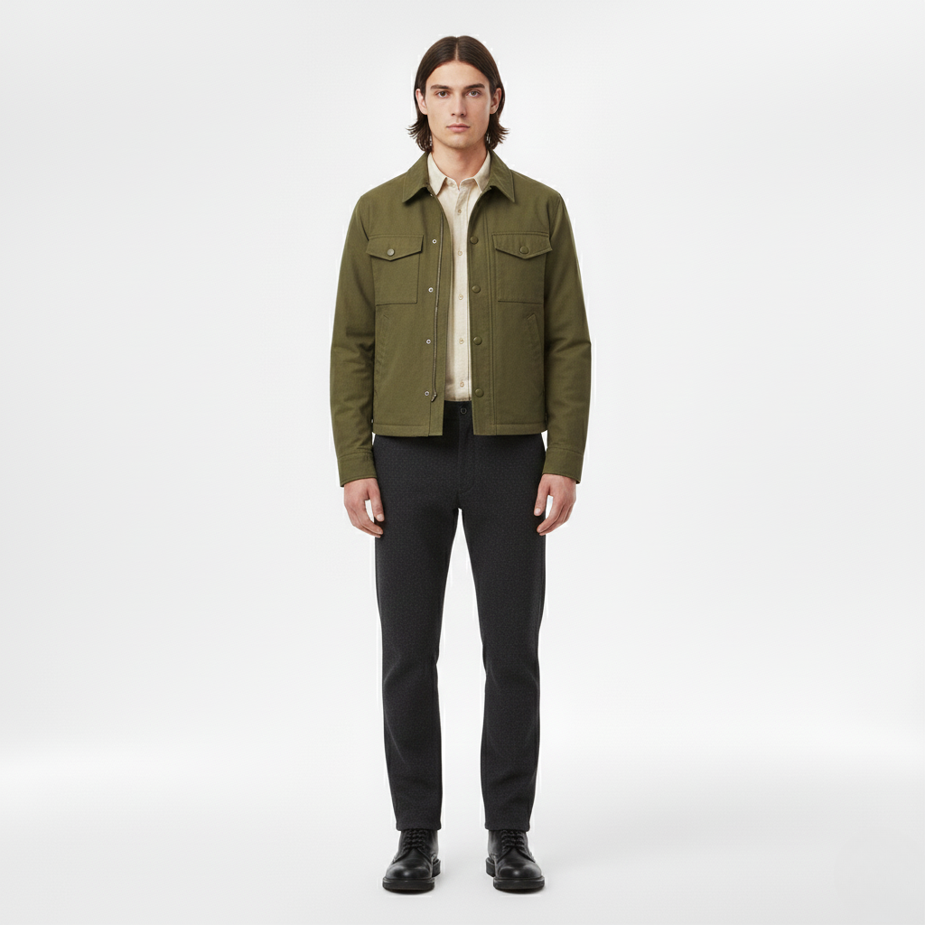 Chaqueta de estilo utilitario para hombre